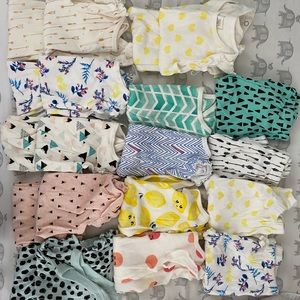Bundle Rosie Pope onesie + pant sets 0-3 months